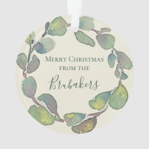 Ornamento Isaiah 9:6 Personalizado Natal Cristão Sage