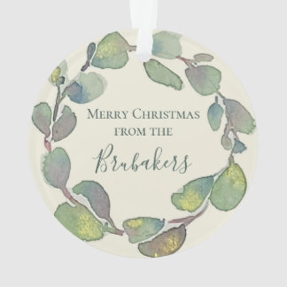 Ornamento Isaiah 9:6 Personalizado Natal Cristão Sage