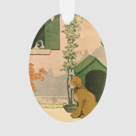 Ornamento Jack Russell Terrier e feriado do golden retriever