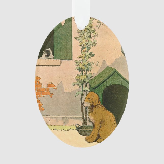 Ornamento Jack Russell Terrier e feriado do golden retriever (Frente)