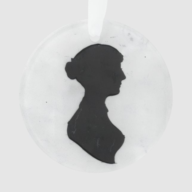 Ornamento Jane Austen Silhouette (Frente)