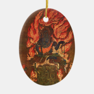 Ornamento japonês da arte