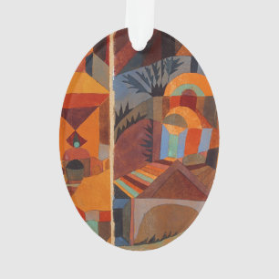 Ornamento Jardins do Templo de Klee, Abstrato Colorida