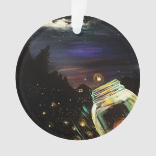 Ornamento Jarros de Pedra Iluminados pela Lua Casa Encantada