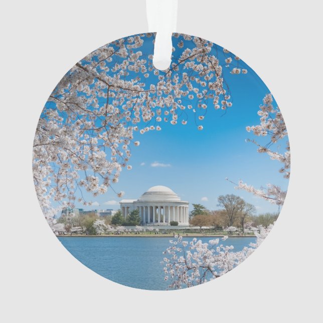 Ornamento Jefferson Memorial em Primavera (Verso)