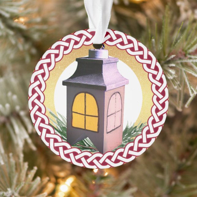 Ornamento Jesse Tree Watchman Lantern Day 16 Ornament (Árvore)