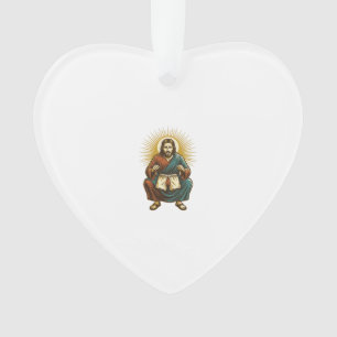 Ornamento Jesus Ajustando Cueca Incomoda no Meio da Agachada