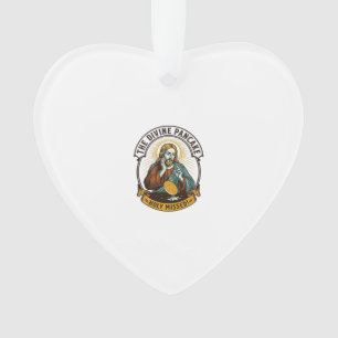 Ornamento Jesus Derrubou Panqueca Perfeita Virando Errou a P