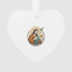 Ornamento Jesus Derrubou Sabão Escorregadio Banheira do Chuv