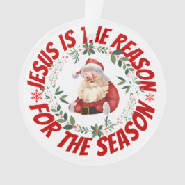 Ornamento Jesus É A Razão Da Época