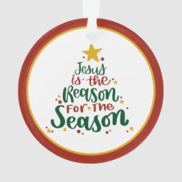 Ornamento Jesus é o motivo da temporada