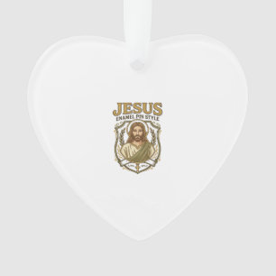 Ornamento Jesus Enamel Pin Estilo Jesus Enamel Pin Cristão 