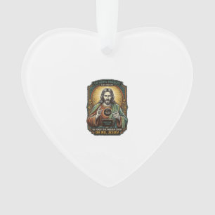 Ornamento Jesus Tela Preta Cobertura de Webcam Esquecida Vir