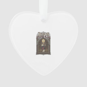 Ornamento Jesus Vitral Jesus Vitral Catedral