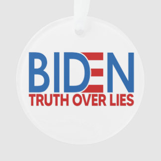 Ornamento Joe Biden 2020 Verdade sobre Mentiras