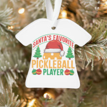 Jogador de Pickleball Favorito do papai noel - Eng