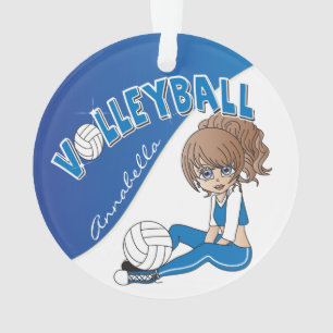 Ornamento Jogador de Voleibol 🏐 Diva