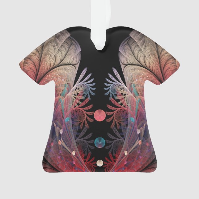 Ornamento Jonglage Abstrato Modern Fantasy Fractal Art (Frente)