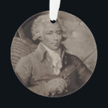 Ornamento Joseph Bologne Cavaleiro de Santo-Georges<br><div class="desc">Um esgrimista do campeão,  um violinista do virtuoso,  e um maestro do século XVIII,  nascer em Basse-Terre,  Guadalupe,  conhecido como o Mozart preto. Seu nome soletrou às vezes Boulogne.</div>