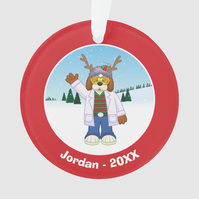 Ornamento Jr. de Hausenfeffer do "Goober" de Harold J. (Frente)