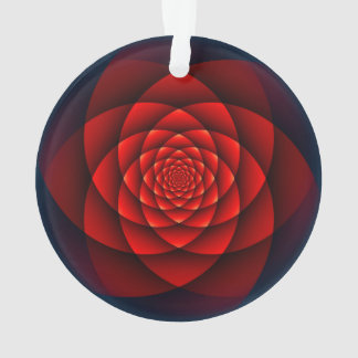 Ornamento Kaleidoscope ROSA vermelho + a sua ideia