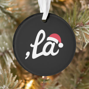 Ornamento Kamala Harris engraçada 2024 Vírgula La Natal