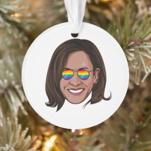 Ornamento Kamala Harris Rainbow Sunvidles