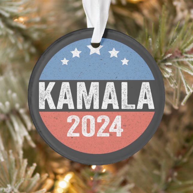 Ornamento Kamala Para A Eleição Do Presidente Kamala 2024 (Árvore)