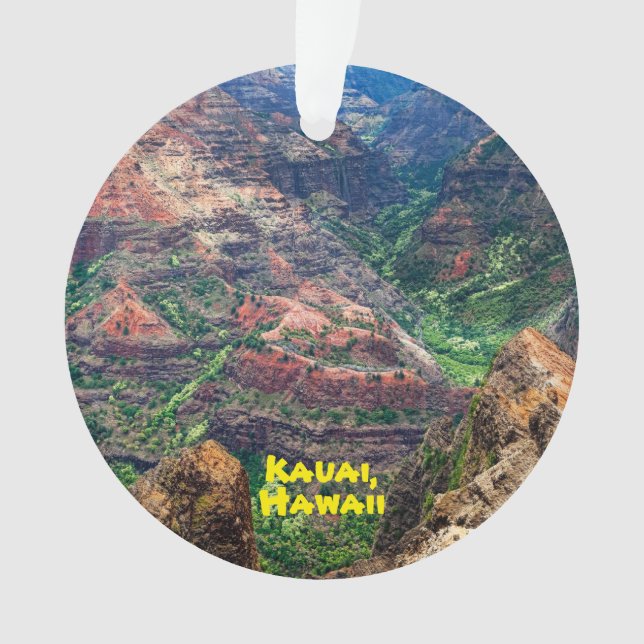 Ornamento Kauai, Havaí - Poipu & Waimea (Frente)