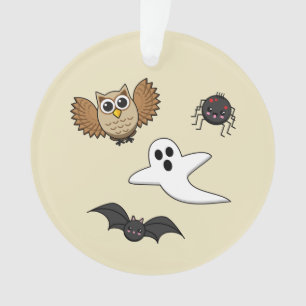Ornamento Kawaii Creatures Noturnas Cerrantes