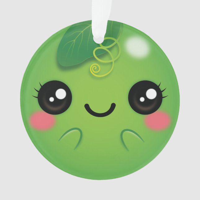 Ornamento Kawaii Pea (Frente)