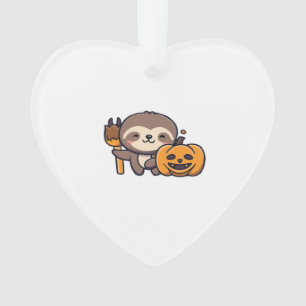 Ornamento kawaii sloth assustador Camiseta Clássica