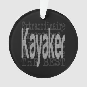 Ornamento Kayaker Extraordinaire