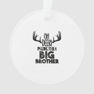 Ornamento Kids Oh Deer Big Brother Hunting PAcrylic Ornament