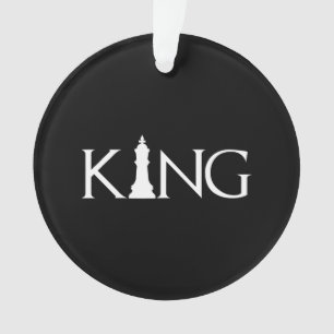 Ornamento King Chess Piece Halloween Figurume Chess Lover