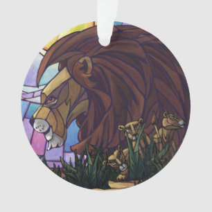 Ornamento King Lion e Cubs