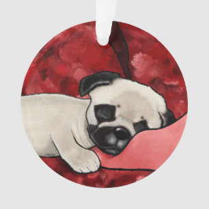 Ornamento KiniArt Sleepy Pug