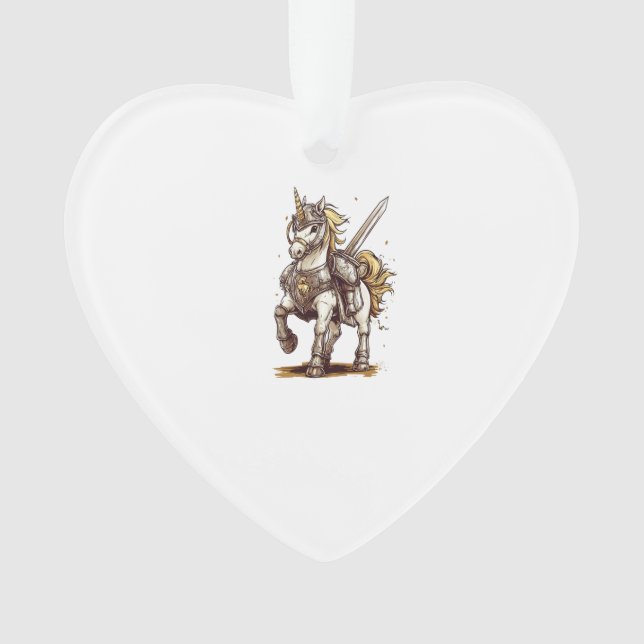 Ornamento Knight Armor Unicorn (1) (Frente)