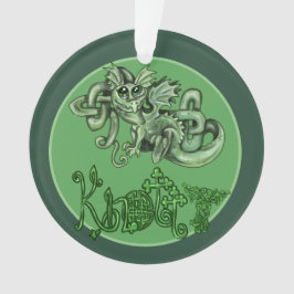 Ornamento Knotty lil Dragon!Ornamento Celta do Nó