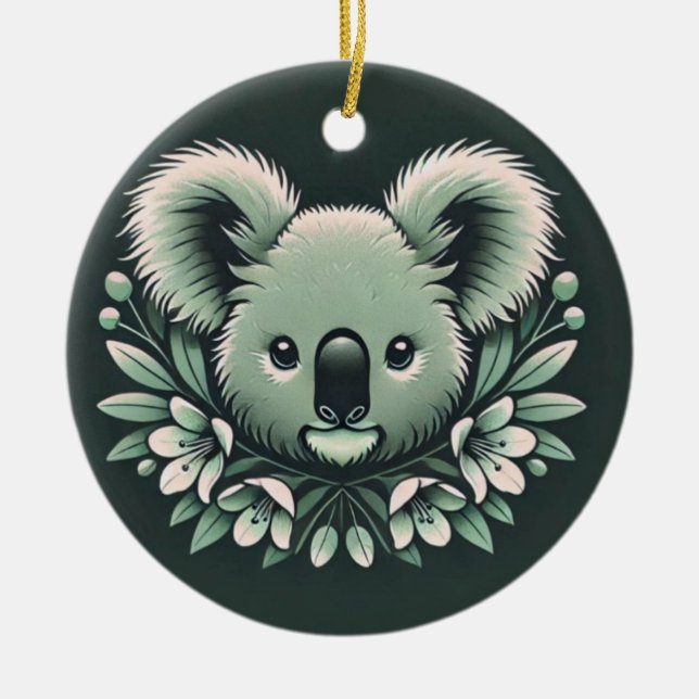Ornamento Koala / decoração de enforcamento Koala (Frente)