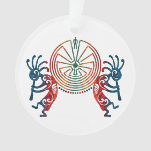 Ornamento KOKOPELLI / HOMEM NO MAZE + suas ideias