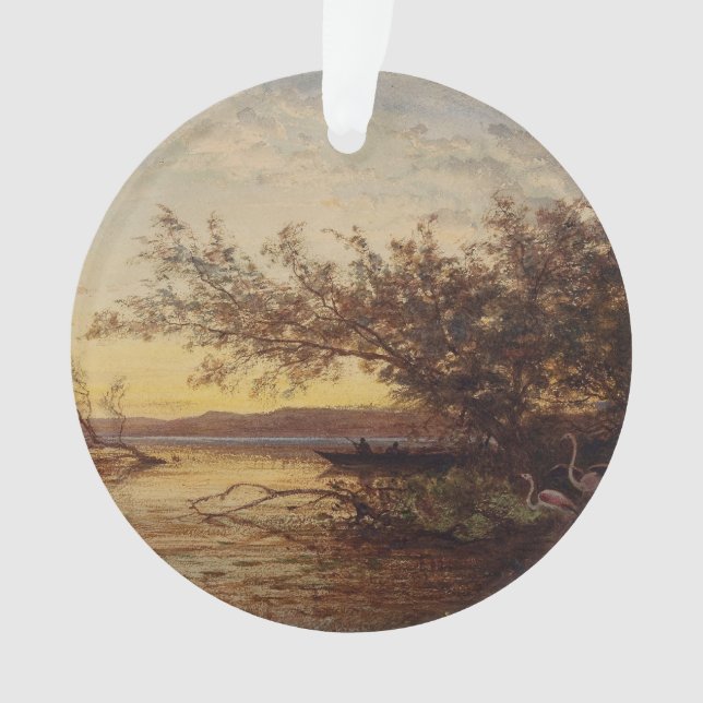 Ornamento La Camargue, Coucher De Soleil - Félix Ziem (Frente)