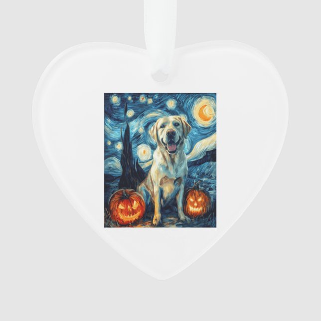 Ornamento Labrador Amarelo (1) (Frente)