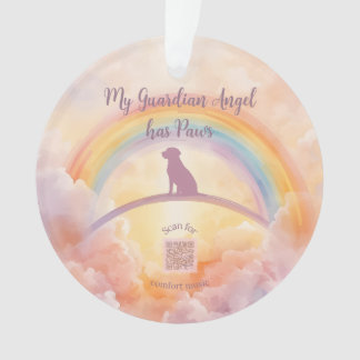 Ornamento Labrador Retriever Memorial Ornament – Rainbow