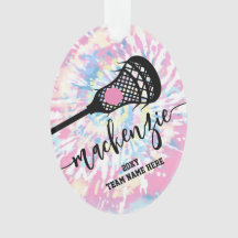 Lacrosse Girls Photo Tie Dye
