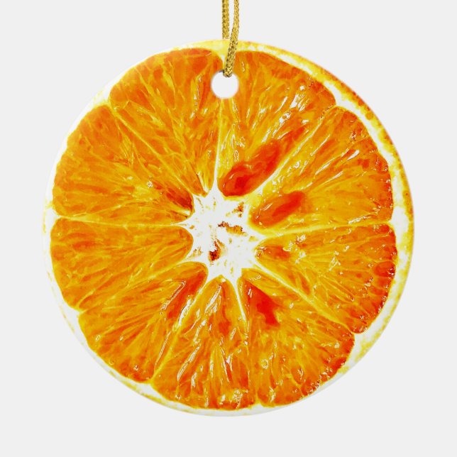 Ornamento Lado-A-Lata Laranja (Frente)