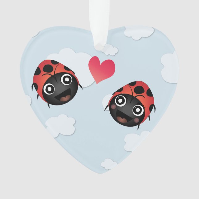 Ornamento Ladybug Love (Frente)