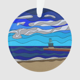 Ornamento Lago Michigan - Ornament acrílico