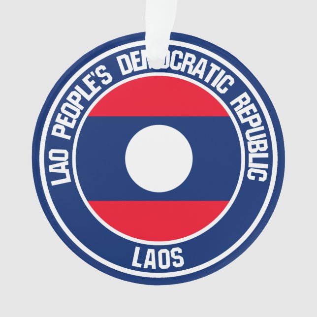 Ornamento Laos Round Emblem (Frente)