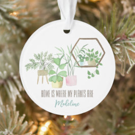 Ornamento Lar é onde minhas plantas são aquarelas